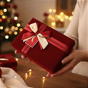 Caixas de Presente de Luxo com Tampa de veludo 3 tamanhos