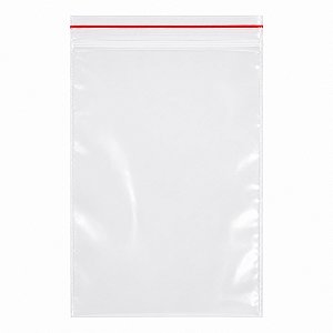 Saco Zip Lock 10x15 cm, 100 unidades Transparente Zip Lock