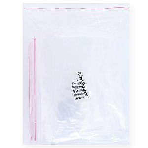 Saco Zip Lock 10x15 cm, 100 unidades Transparente Zip Lock