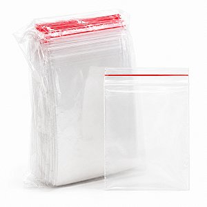 Saco Zip Lock 6x8 Transparente 100 Unidades Hermético