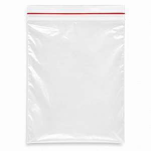 Saco Zip Lock 17x25 Transparente 100 Unidades Resistente