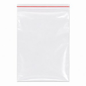 Saco Zip Lock 20x28 Transparente 100 Unidades Resistente