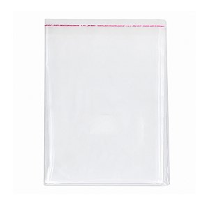 Saco Plástico Adesivado 30x40 Kit 1000 Unidades Transparente