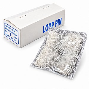 Caixa 5000 unidades Pino Trava anel 85mm lacre permanente