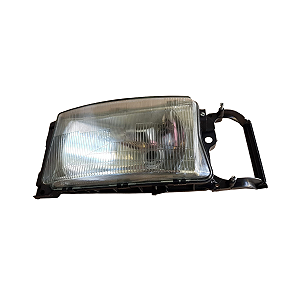 Farol Lado Esquerdo Caminhão Scania Série 4 Lente De Vidro