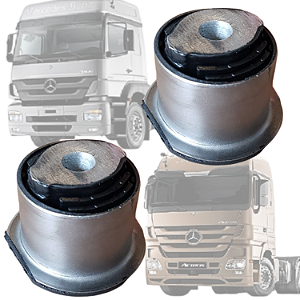 KIT PAR COXIM BUCHA DIANTEIRA ARTICULAÇÃO CABINE AXOR ACTROS
