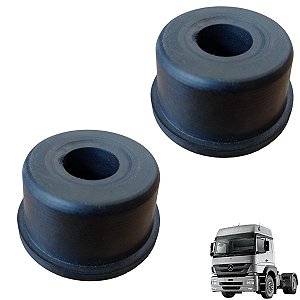 Kit Par Bucha Suspensão Dianteira Cabine MB Actros / Axor