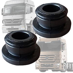 KIT 2 BUCHA DA SUSPENSÃO DA CABINE MERCEDES-BENZ AXOR/ACTROS