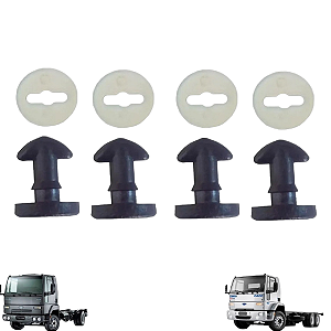 Kit 4 Presilha 4 Arruela Retentor Painel Ford Cargo 815s