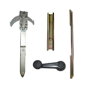 Kit Máquina Vidro+guia+suporte+manivela Ld Ford Cargo G1 G3