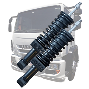 Par Amortecedor Kit Mola Traseiro Cabine Iveco Tector/cursor