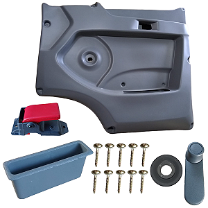 KIT FORRO+MANIVELA+MAÇANETA+PUXADOR L/D Mb 709 710 BICUDINHO