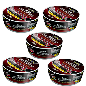 KIT 5 CERA RESTAURADORA PARA PLASTICOS 100G AUTOSHINE