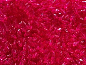 Arroz sextavado 7x15mm rosa pink