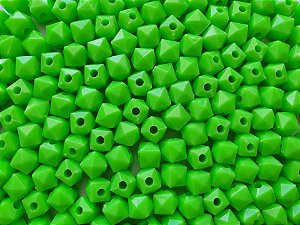 Quadrado verde neon 08mm 500 gramas