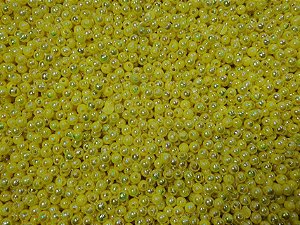 Pérola amarela irisada 05mm 50 gramas