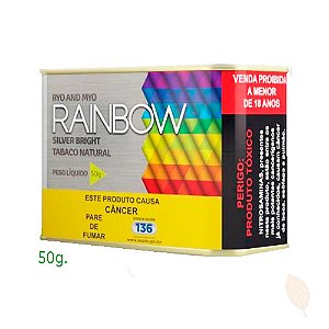 Fumo Cigarro Rainbow Silver Bright Lata 50g Hitobacco