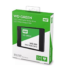 SSD Western Digital 120 Gigas Sata 3 para PCs e Notebooks