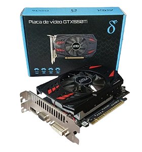 Placa de Vídeo Nvidia GTX 550 TI 2 Gigas DDR5 128 Bits PCI-Ex com HDMI