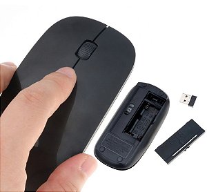 Mouse Wireless 2.4 GHz USB para PCs e Notebooks