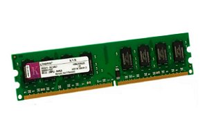 Memória Kingston 2 Gigas Ddr2 667 Mhz para Pcs e Desktops