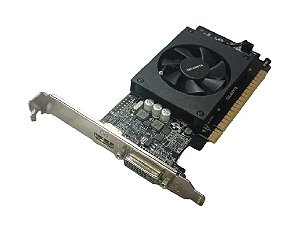 Placa de Vídeo Nvidia GeForce GT 710 2 Gigas DDR5 PCI-Ex com HDMI