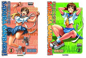 Street Fighter : Sakura Ganbaru ! - (Completo) Volumes 01 e 02 (Item novo e lacrado)