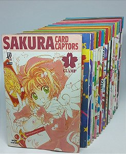 Sakura Card Captor - Coleção completa com 24 volumes (Itens usados e reembalados)