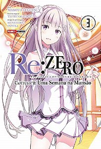 Re:Zero - Capítulo 02 : Uma Semana Na Mansão - Volume 03 (Item novo e lacrado)
