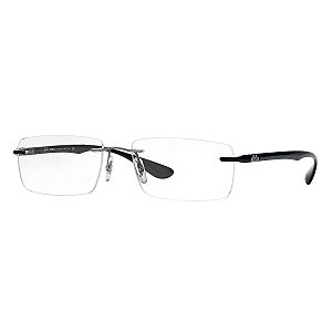 Óculos de Grau Ray-Ban Rb8724 1000 56X17 145 Liteforce