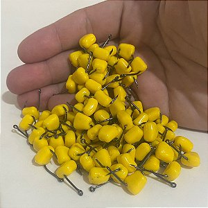 Isca Artificial de Milho Aromatizado Com Anzol Para Carpa e Tilápia