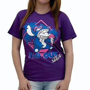 Camiseta Far Out Stitch Roxa