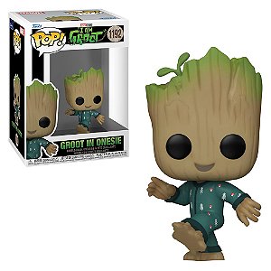 Pop! Funko - I am Groot - Groot de Macacão 1192