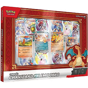 Box Coleção Charizard ex em Dobro - Pokémon