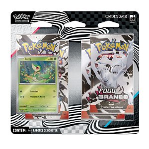 Blister Quadruplo Fogo Branco e Raio Preto EV10.5 - Pokémon