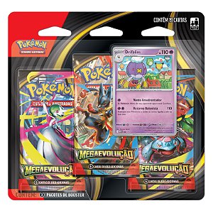 Blister Triplo Megaevolução ME01 - Pokémon