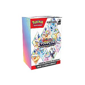 Combo Booster Box EV8.5 Evoluções Prismáticas - Pokémon