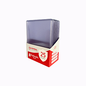 Kit TopLoader Rígido Transparente 25 unidades -Central Acessórios