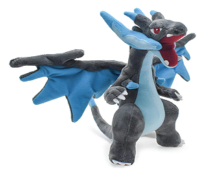 Pelúcia Mega Charizard X 25cm Pokémon