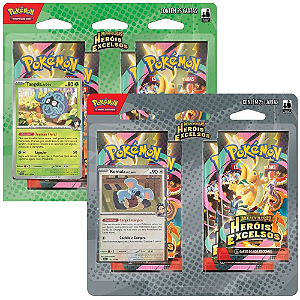 Blister Quádruplo Heróis Excelsos ME2.5 - Pokémon