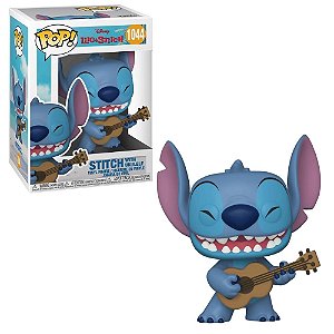 Pop! Funko Disney Lilo Stitch - Stitch Com Ukulele - 1044