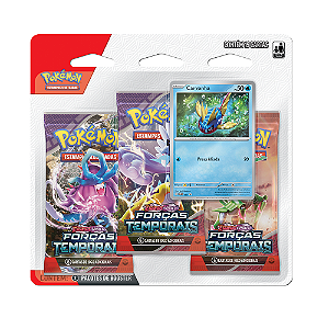 Blister Triplo Forças Temporais EV5 Carvanha - Pokémon