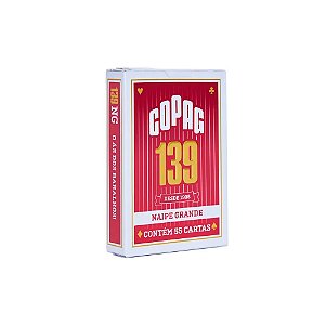 Baralho 139 Vermelho Naipe Grande – Copag