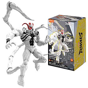 Boneco Anti Venom Marvel Rivals Montar Articulado - Blokees