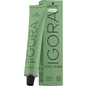 Schwarzkopf Professional Igora Zero AMM 5-00 Castanho Claro Natural Intenso - Coloração Permanente 60ml