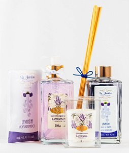 Kit Produtos Para a Casa Lavanda