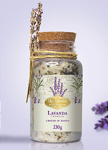 Cristais de Banho Lavanda Premium 230g
