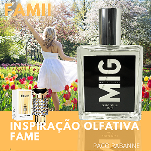 Perfume Famii Inspirado no Fame Paco Rabanne 50ml