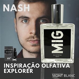 Perfume Nash Inspirado no Explorer Mont Blanc 50ml