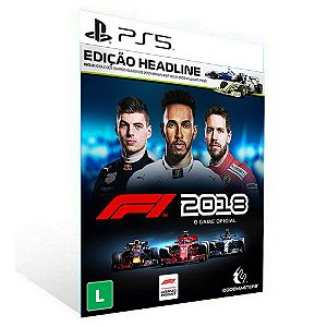 F1 2018 HEADLINE EDITION - PS5 - PSN MÍDIA DIGITAL